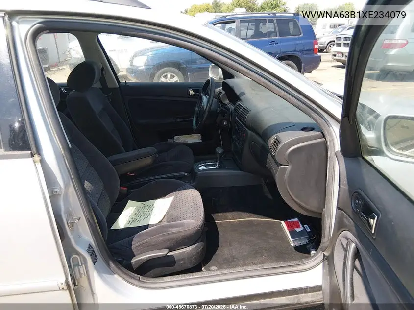 1999 Volkswagen Passat Gls VIN: WVWNA63B1XE234079 Lot: 45670873
