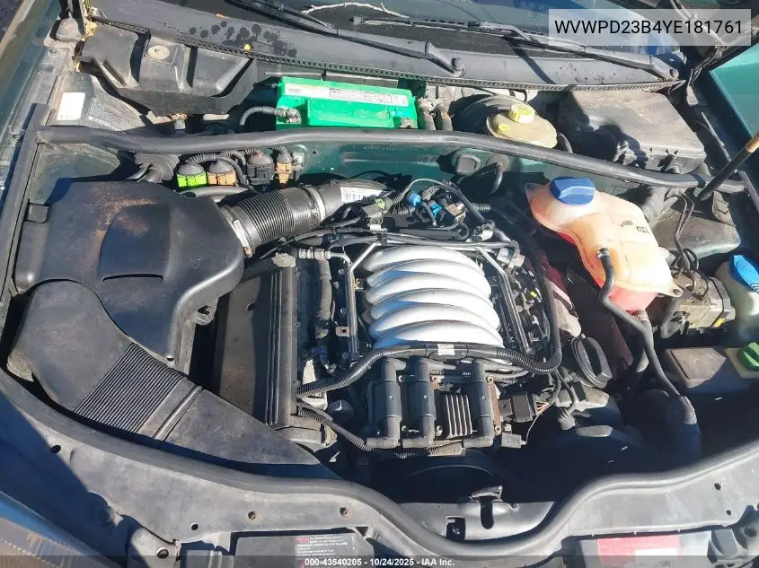 WVWPD23B4YE181761 2000 Volkswagen Passat Glx