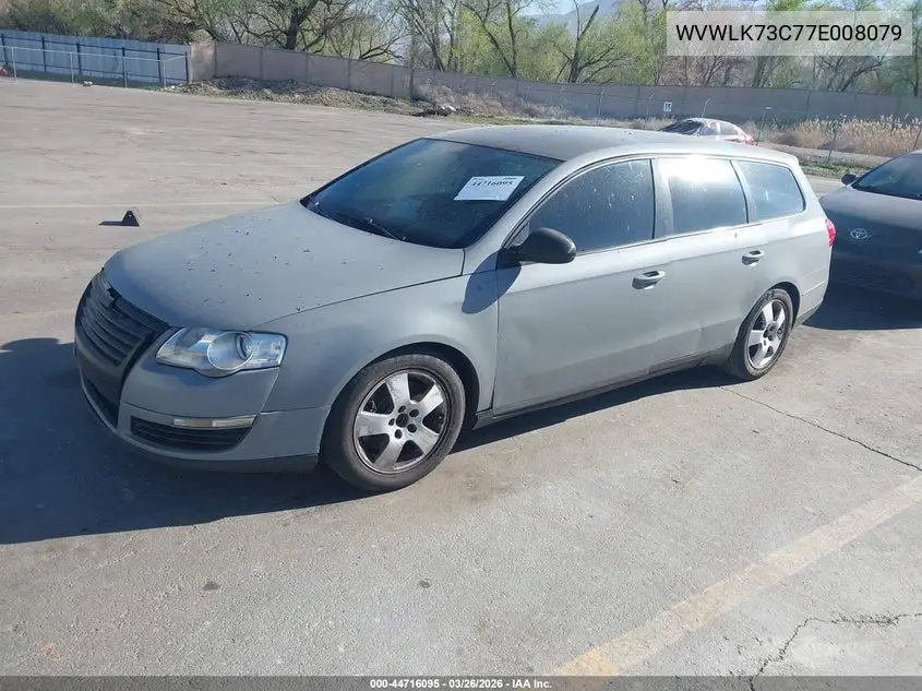 2007 Volkswagen Passat 2.0T VIN: WVWLK73C77E008079 Lot: 44716095