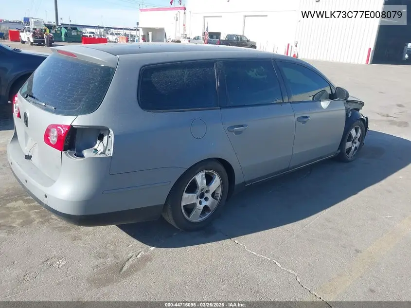 2007 Volkswagen Passat 2.0T VIN: WVWLK73C77E008079 Lot: 44716095
