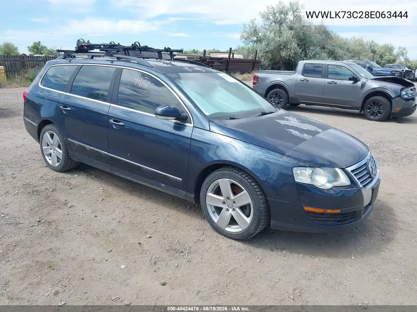 2008 Volkswagen Passat Komfort VIN: WVWLK73C28E063444 Lot: 45424476