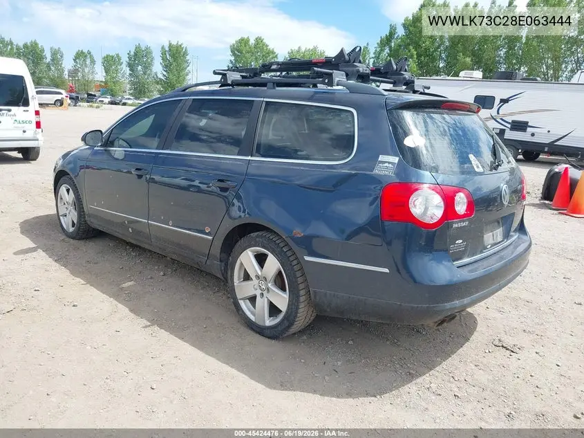 2008 Volkswagen Passat Komfort VIN: WVWLK73C28E063444 Lot: 45424476