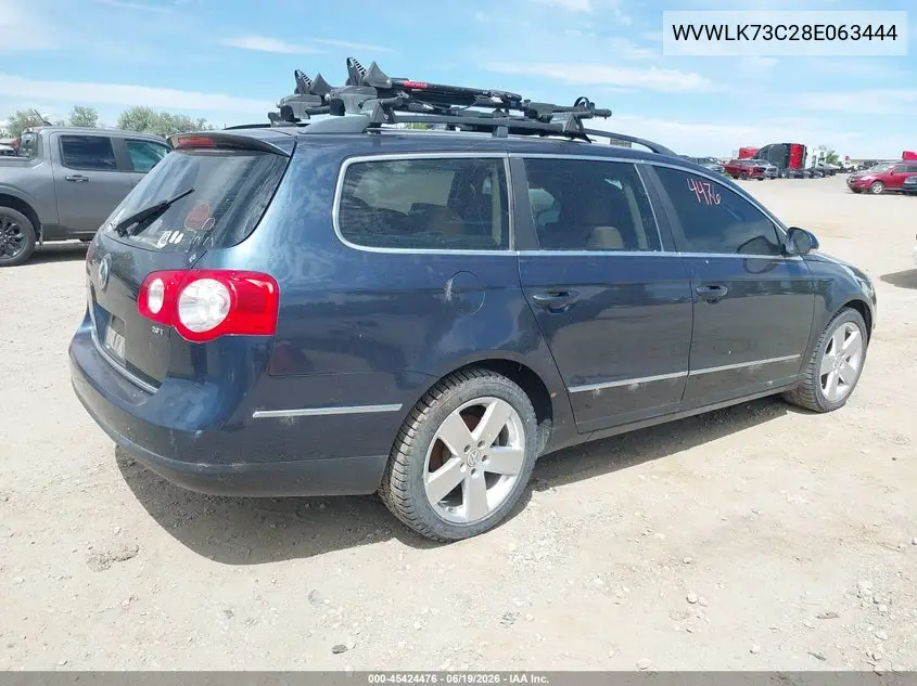 2008 Volkswagen Passat Komfort VIN: WVWLK73C28E063444 Lot: 45424476