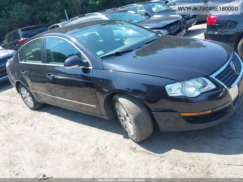 2008 Volkswagen Passat Turbo VIN: WVWJK73C48E180000 Lot: 45522810