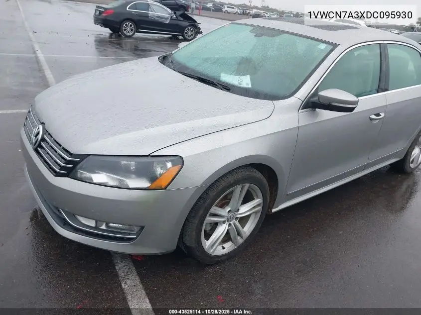 1VWCN7A3XDC095930 2013 Volkswagen Passat 2.0L Tdi Sel Premium