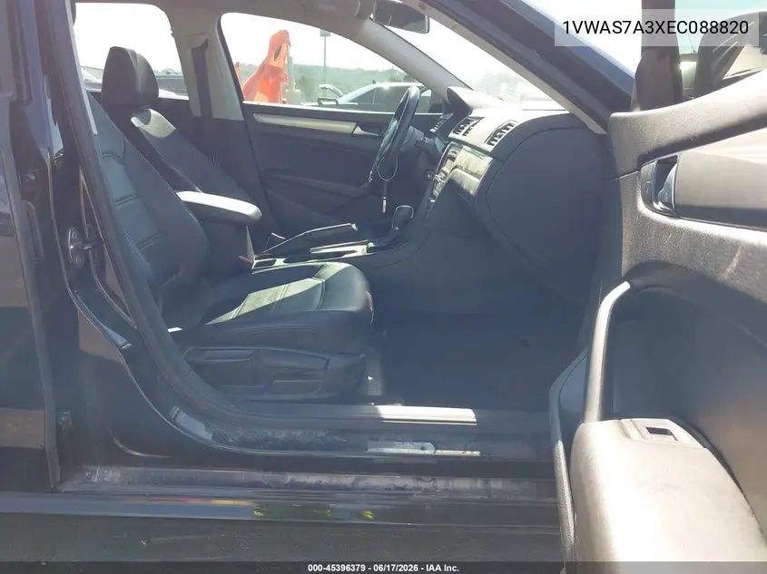 2014 Volkswagen Passat 1.8T Wolfsburg Edition VIN: 1VWAS7A3XEC088820 Lot: 45396379