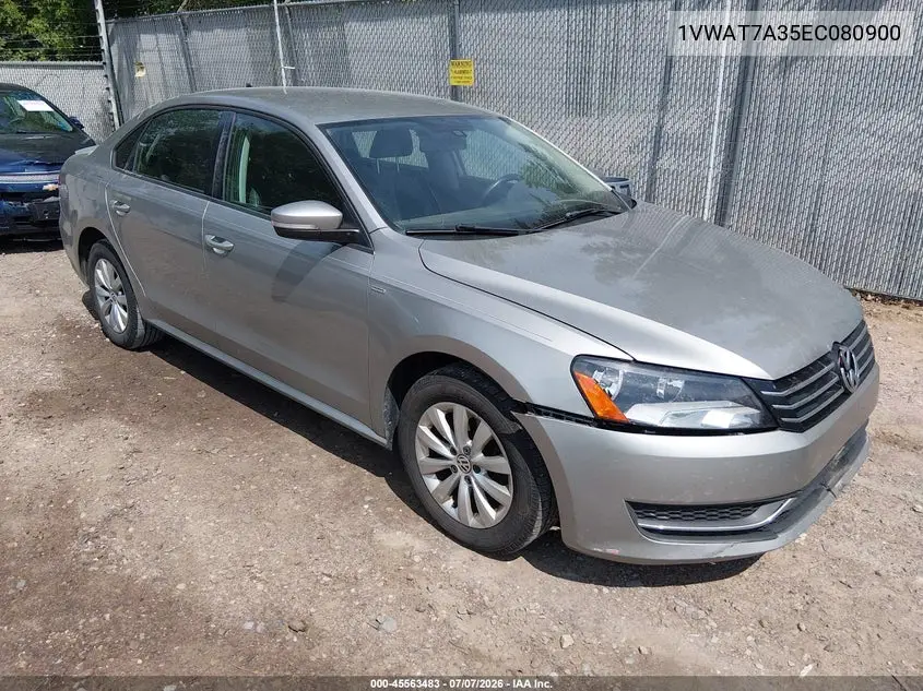 2014 Volkswagen Passat 1.8T Wolfsburg Edition VIN: 1VWAT7A35EC080900 Lot: 45563483