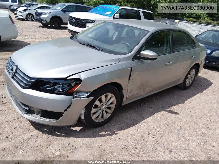 2014 Volkswagen Passat 1.8T Wolfsburg Edition VIN: 1VWAT7A35EC080900 Lot: 45563483