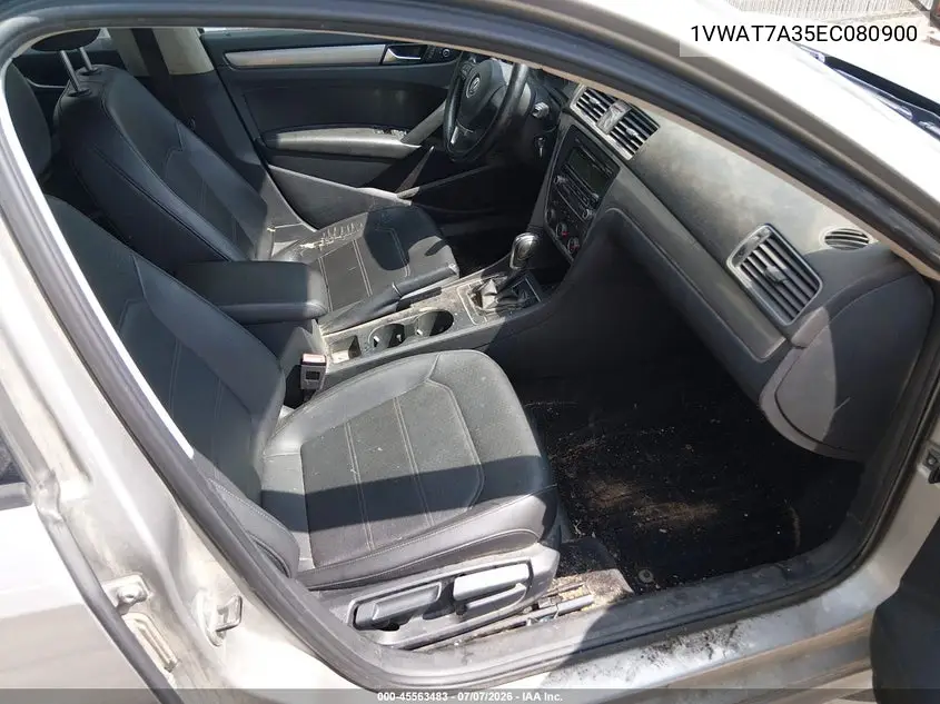 2014 Volkswagen Passat 1.8T Wolfsburg Edition VIN: 1VWAT7A35EC080900 Lot: 45563483