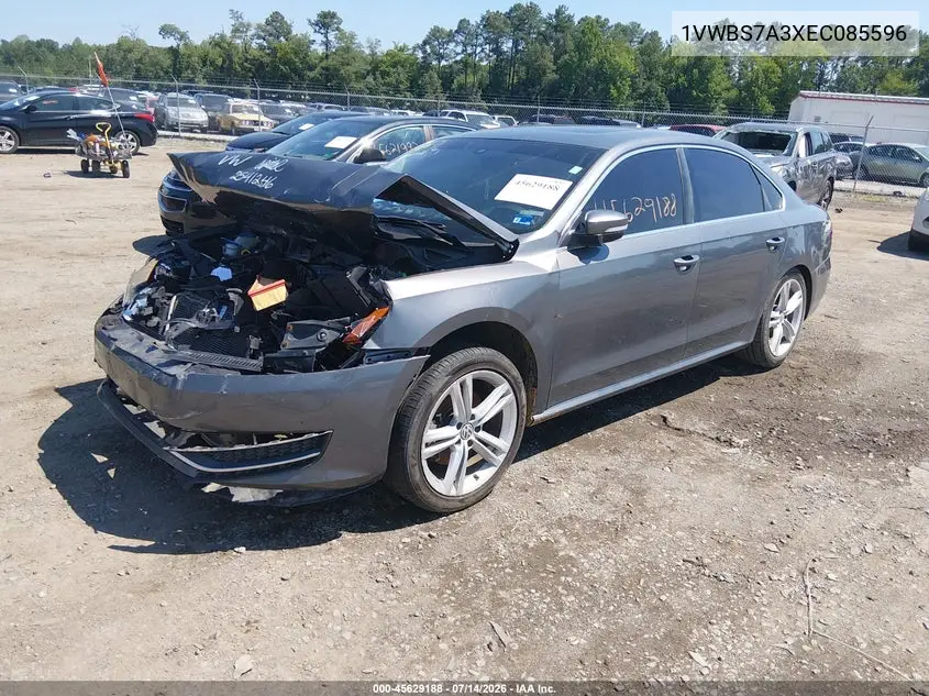 2014 Volkswagen Passat 1.8T Se VIN: 1VWBS7A3XEC085596 Lot: 45629188