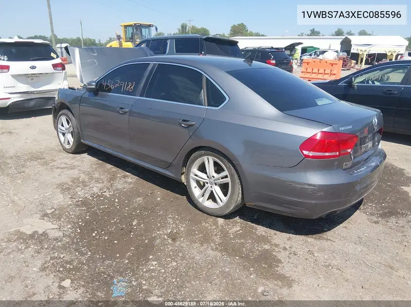 2014 Volkswagen Passat 1.8T Se VIN: 1VWBS7A3XEC085596 Lot: 45629188
