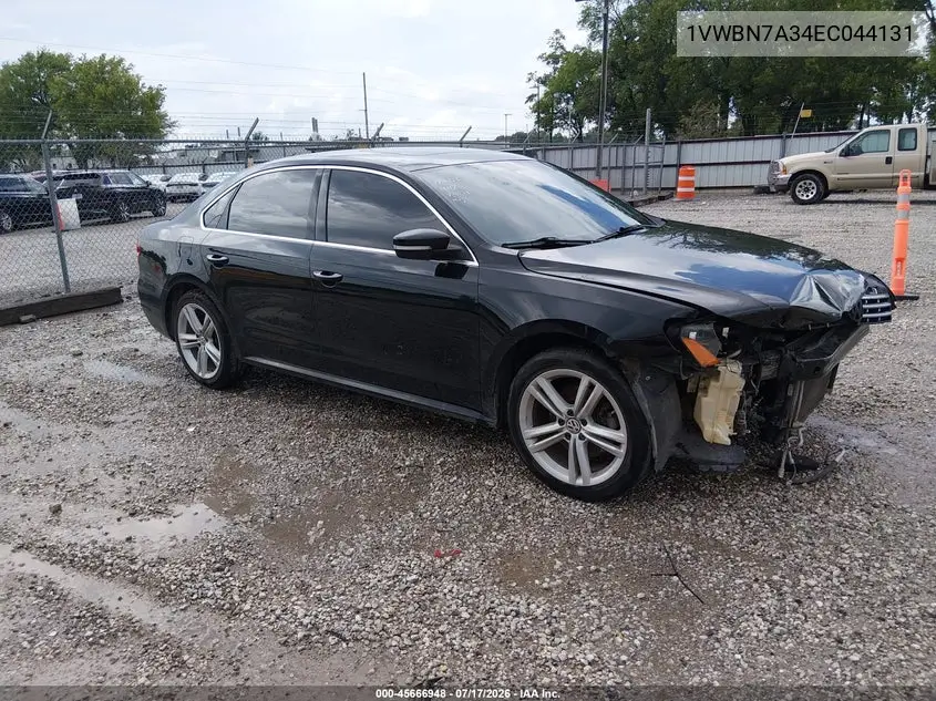 2014 Volkswagen Passat 2.0L Tdi Se VIN: 1VWBN7A34EC044131 Lot: 45666948