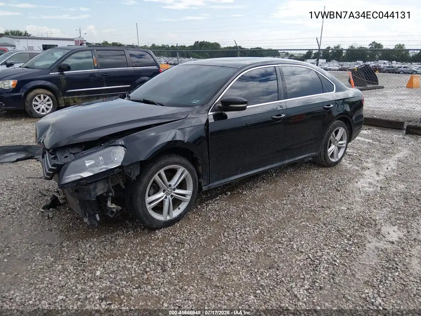 2014 Volkswagen Passat 2.0L Tdi Se VIN: 1VWBN7A34EC044131 Lot: 45666948