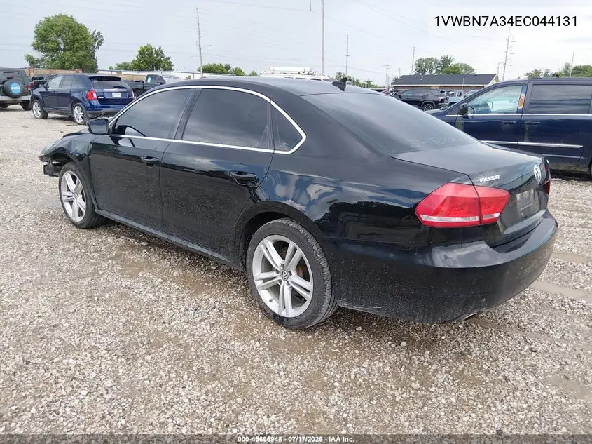 2014 Volkswagen Passat 2.0L Tdi Se VIN: 1VWBN7A34EC044131 Lot: 45666948