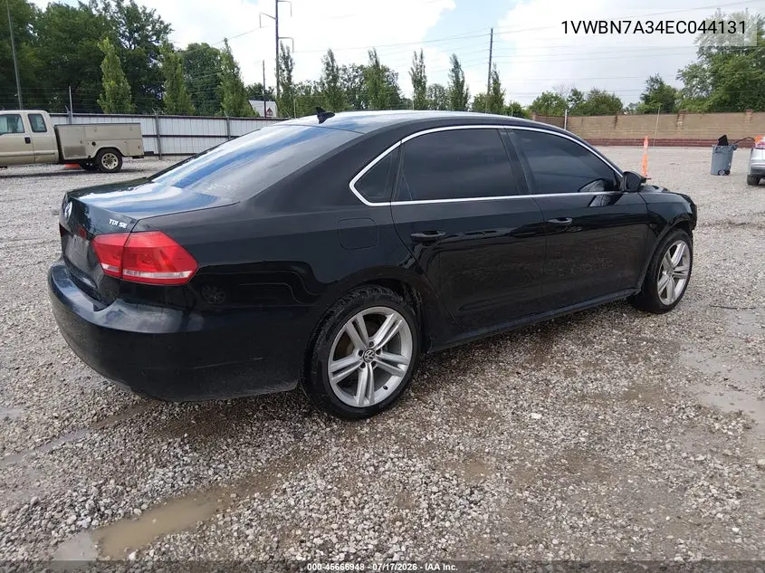 2014 Volkswagen Passat 2.0L Tdi Se VIN: 1VWBN7A34EC044131 Lot: 45666948