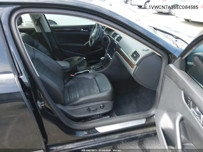2014 Volkswagen Passat 2.0L Tdi Sel Premium VIN: 1VWCN7A36EC084585 Lot: 45676511