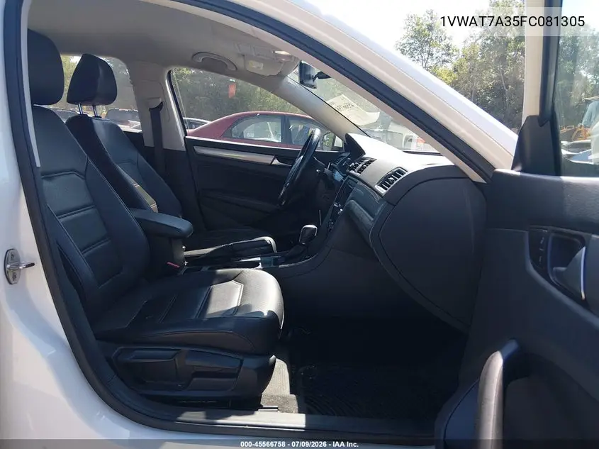 2015 Volkswagen Passat 1.8T Limited Edition VIN: 1VWAT7A35FC081305 Lot: 45566758