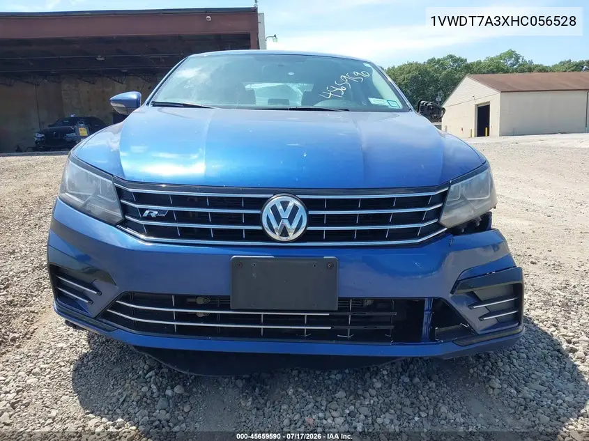 2017 Volkswagen Passat 1.8T R-Line VIN: 1VWDT7A3XHC056528 Lot: 45659590