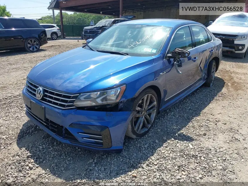 2017 Volkswagen Passat 1.8T R-Line VIN: 1VWDT7A3XHC056528 Lot: 45659590