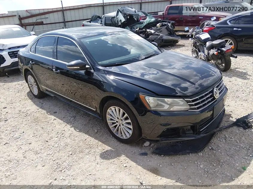 2017 Volkswagen Passat 1.8T Se VIN: 1VWBT7A3XHC077290 Lot: 45661821