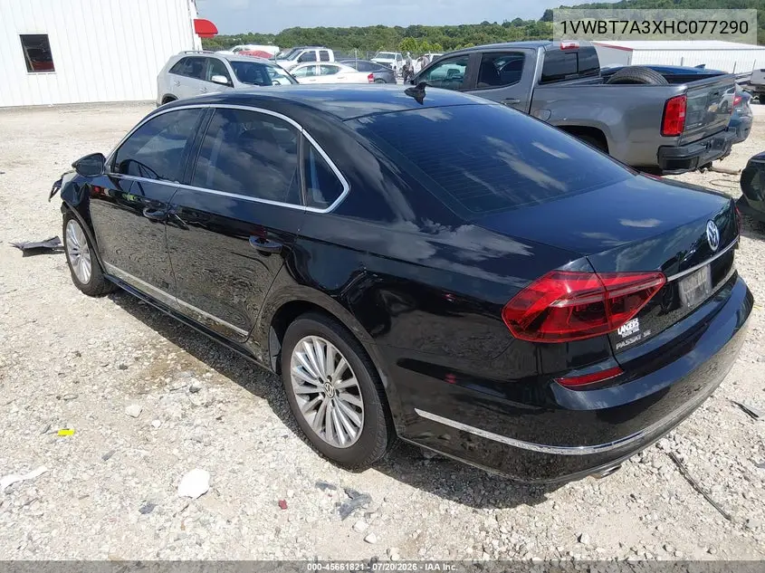2017 Volkswagen Passat 1.8T Se VIN: 1VWBT7A3XHC077290 Lot: 45661821