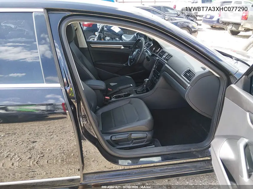 2017 Volkswagen Passat 1.8T Se VIN: 1VWBT7A3XHC077290 Lot: 45661821