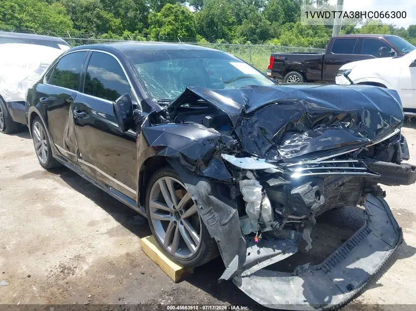 2017 Volkswagen Passat 1.8T R-Line VIN: 1VWDT7A38HC066300 Lot: 45663910