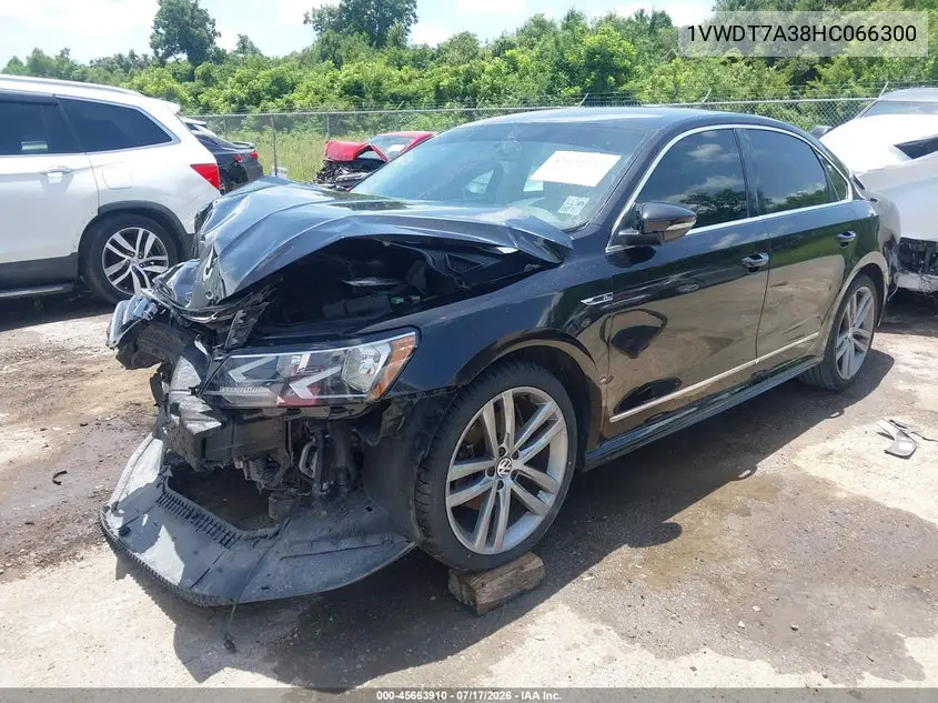 2017 Volkswagen Passat 1.8T R-Line VIN: 1VWDT7A38HC066300 Lot: 45663910