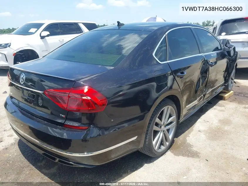 2017 Volkswagen Passat 1.8T R-Line VIN: 1VWDT7A38HC066300 Lot: 45663910