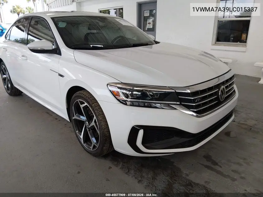 2020 Volkswagen Passat 2.0T R-Line VIN: 1VWMA7A39LC015337 Lot: 45577909
