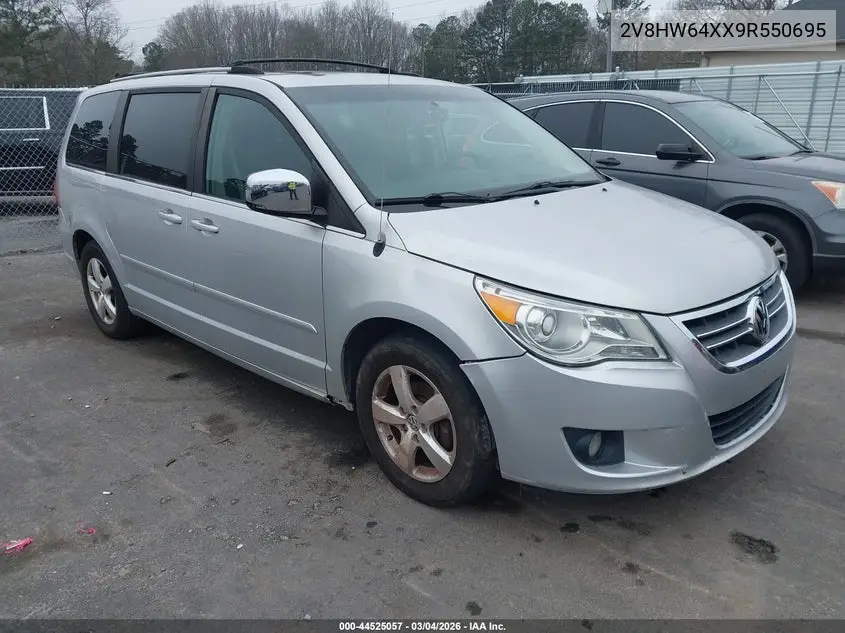2009 Volkswagen Routan Sel Premium VIN: 2V8HW64XX9R550695 Lot: 44525057