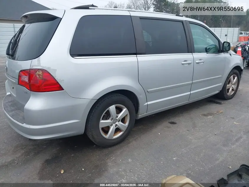 2009 Volkswagen Routan Sel Premium VIN: 2V8HW64XX9R550695 Lot: 44525057