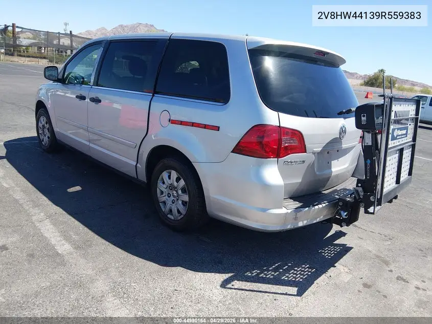 2009 Volkswagen Routan S VIN: 2V8HW44139R559383 Lot: 44990164