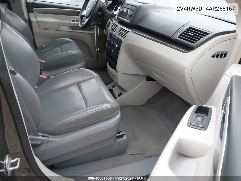 2010 Volkswagen Routan Se VIN: 2V4RW3D14AR268167 Lot: 40867686