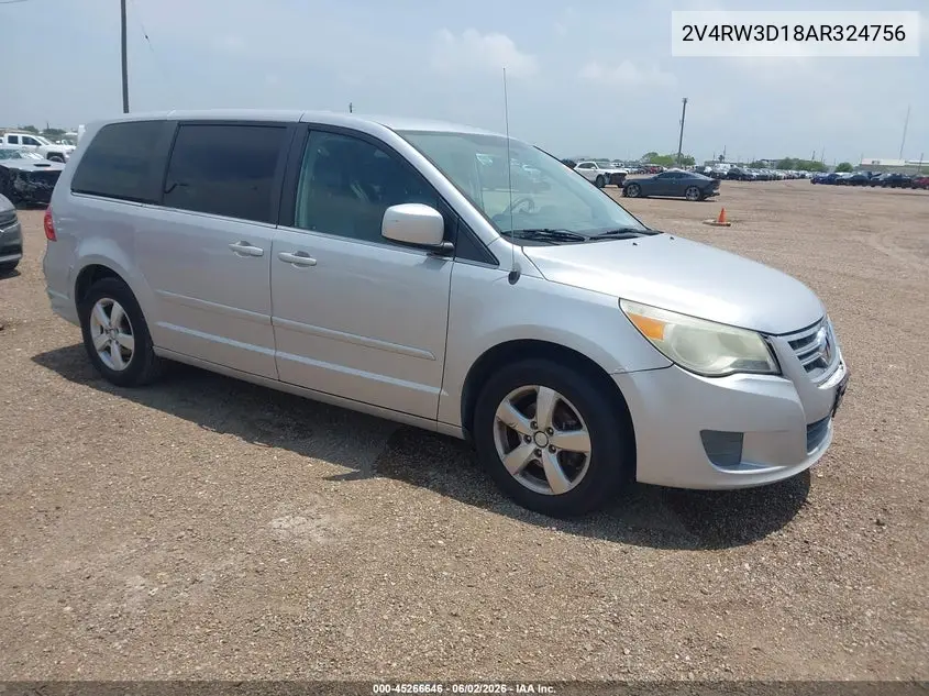 2010 Volkswagen Routan Se VIN: 2V4RW3D18AR324756 Lot: 45266646