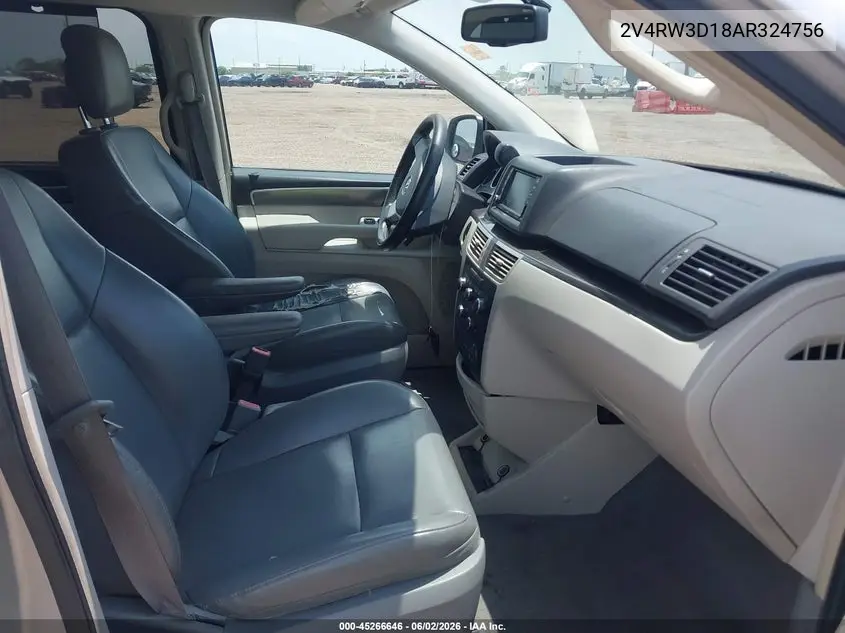 2010 Volkswagen Routan Se VIN: 2V4RW3D18AR324756 Lot: 45266646