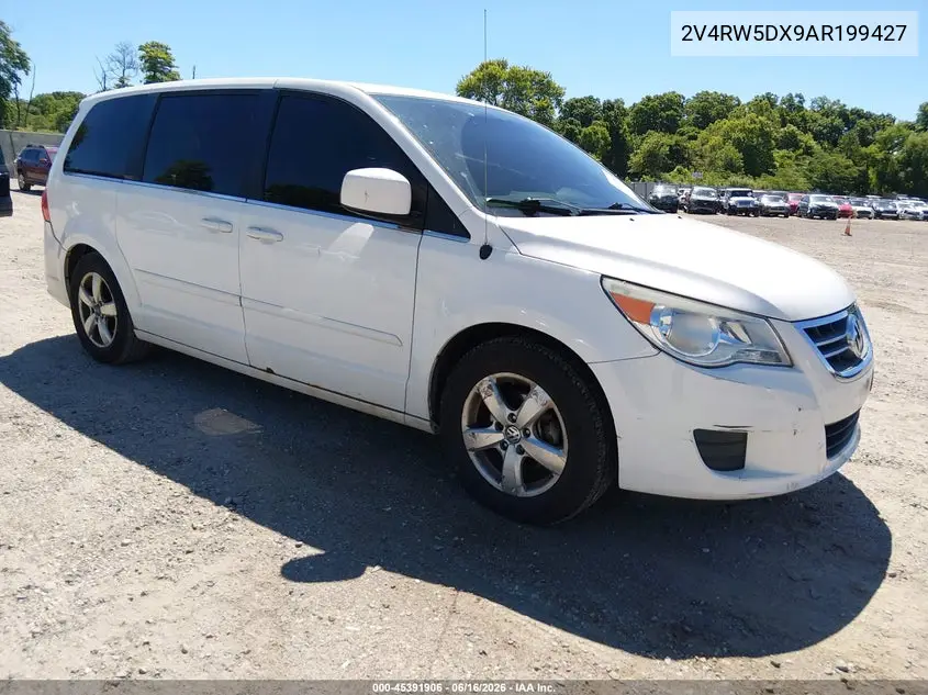 2010 Volkswagen Routan Sel VIN: 2V4RW5DX9AR199427 Lot: 45391906
