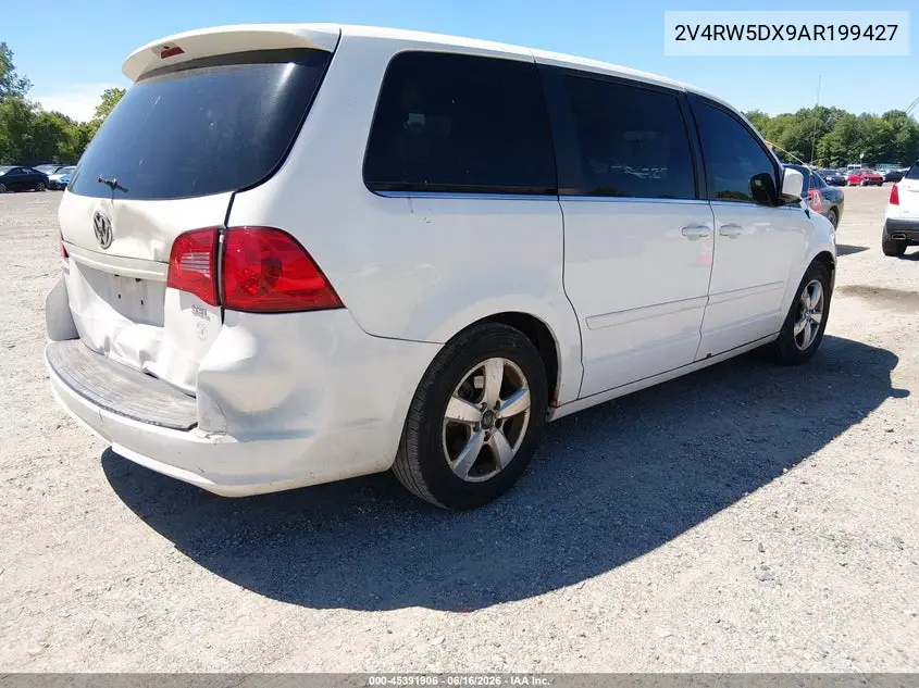 2010 Volkswagen Routan Sel VIN: 2V4RW5DX9AR199427 Lot: 45391906