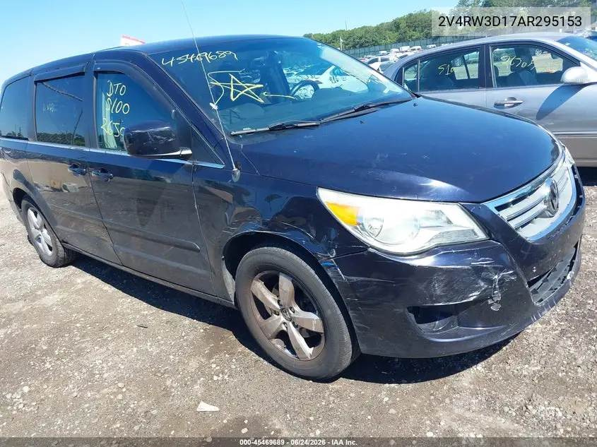 2010 Volkswagen Routan Se VIN: 2V4RW3D17AR295153 Lot: 45469689