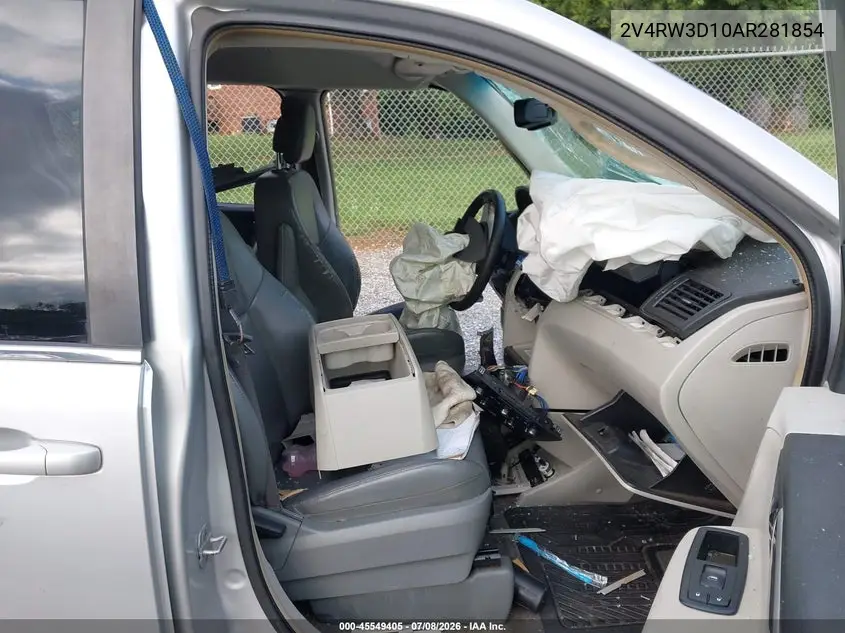 2010 Volkswagen Routan Se VIN: 2V4RW3D10AR281854 Lot: 45549405