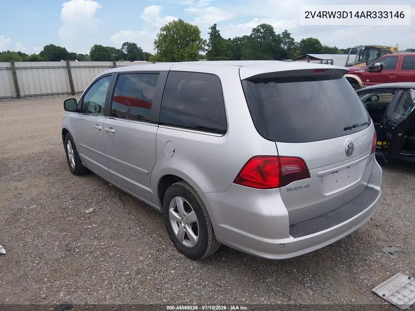 2010 Volkswagen Routan Se VIN: 2V4RW3D14AR333146 Lot: 45569336