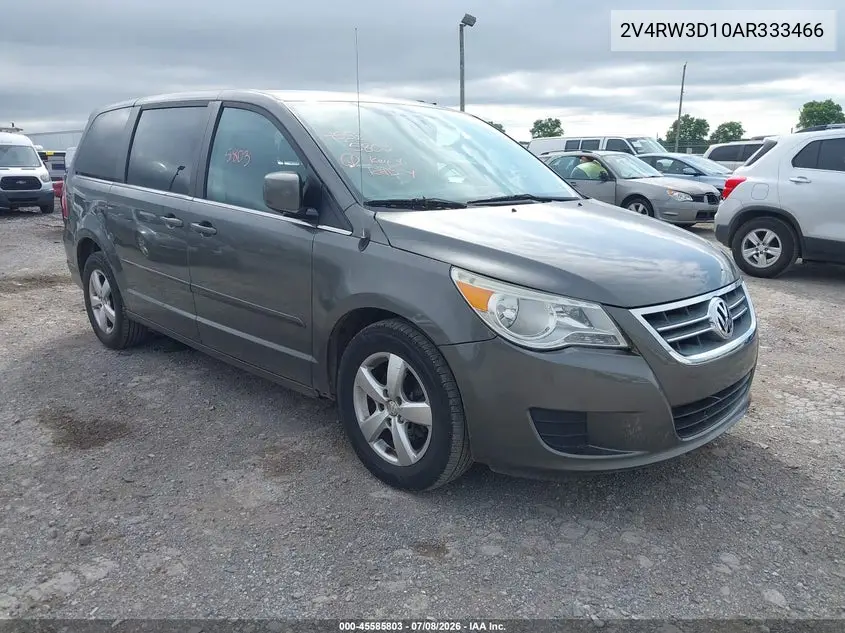 2010 Volkswagen Routan Se VIN: 2V4RW3D10AR333466 Lot: 45585803