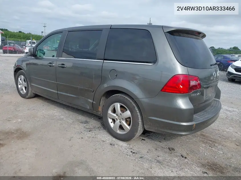 2010 Volkswagen Routan Se VIN: 2V4RW3D10AR333466 Lot: 45585803
