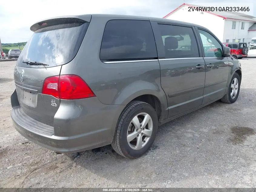 2010 Volkswagen Routan Se VIN: 2V4RW3D10AR333466 Lot: 45585803