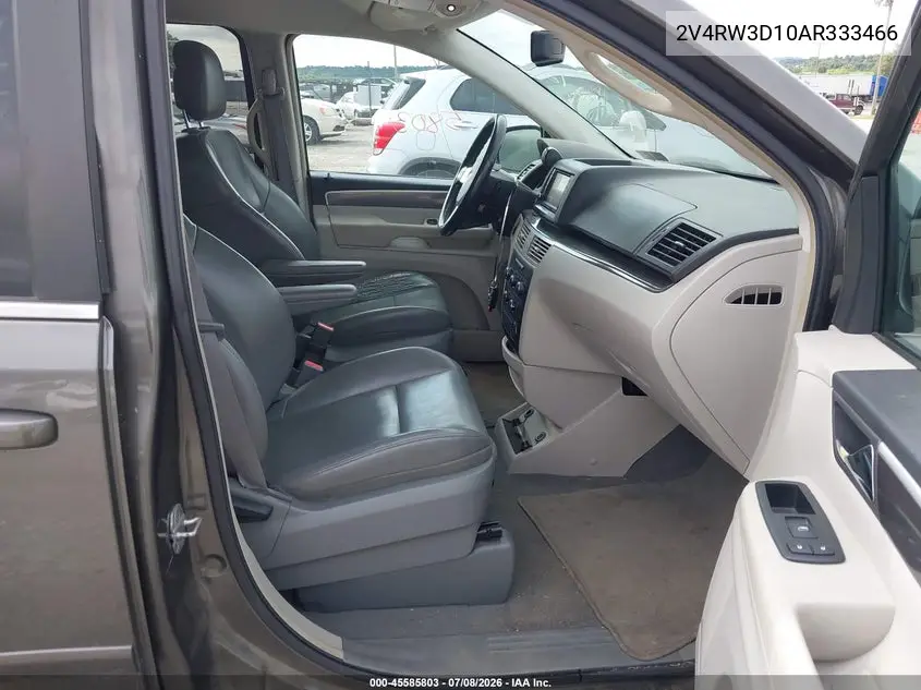 2010 Volkswagen Routan Se VIN: 2V4RW3D10AR333466 Lot: 45585803