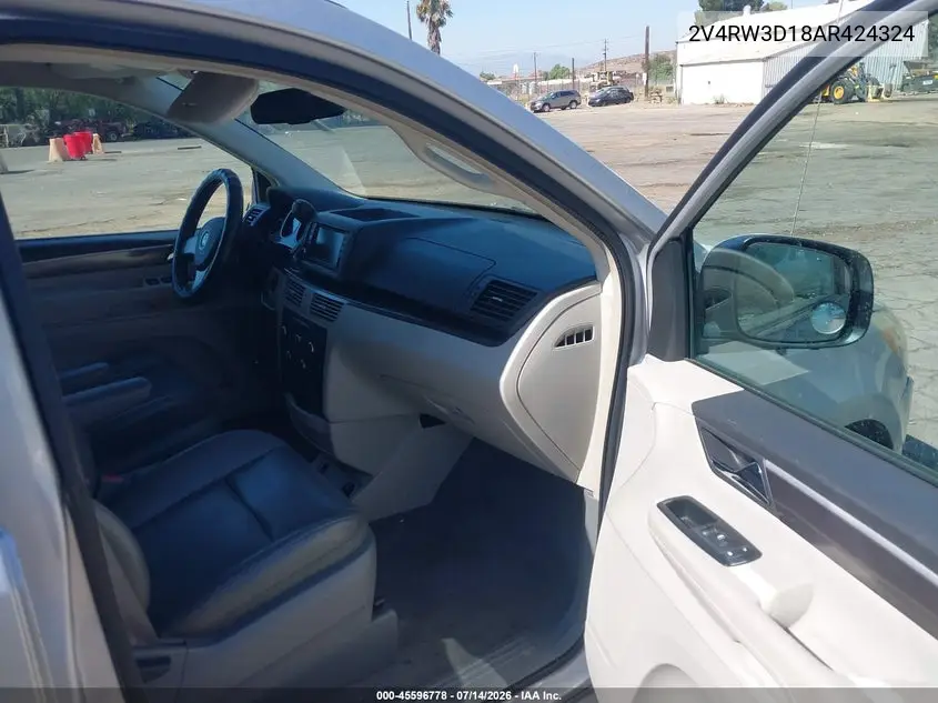 2010 Volkswagen Routan Se VIN: 2V4RW3D18AR424324 Lot: 45596778