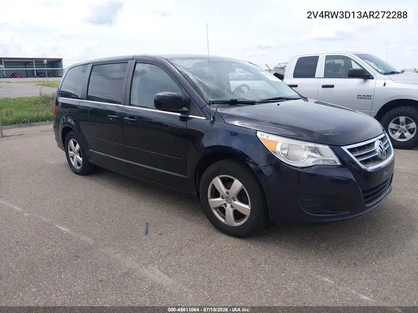 2010 Volkswagen Routan Se VIN: 2V4RW3D13AR272288 Lot: 45611064