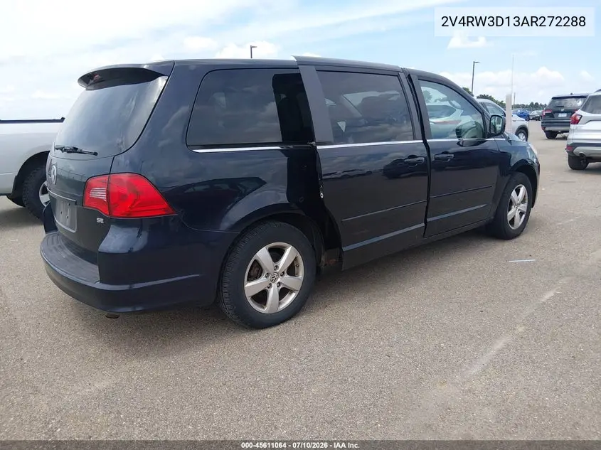 2010 Volkswagen Routan Se VIN: 2V4RW3D13AR272288 Lot: 45611064