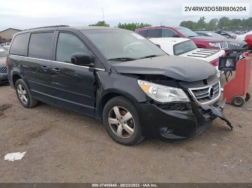 2V4RW3DG5BR806204 2011 Volkswagen Routan Se
