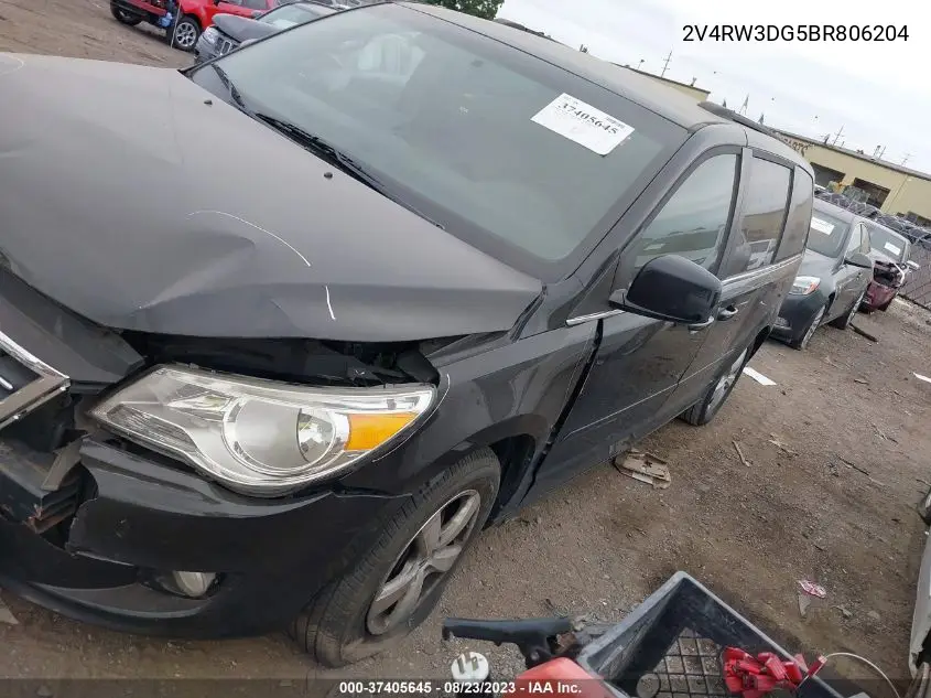 2V4RW3DG5BR806204 2011 Volkswagen Routan Se